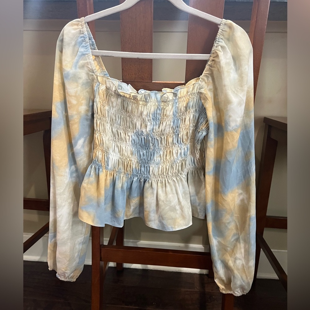 Multicolored Long Sleeve Top